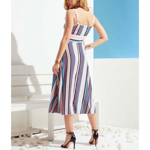 Beautiful Pink Striped Dress - Picture 4 of 6